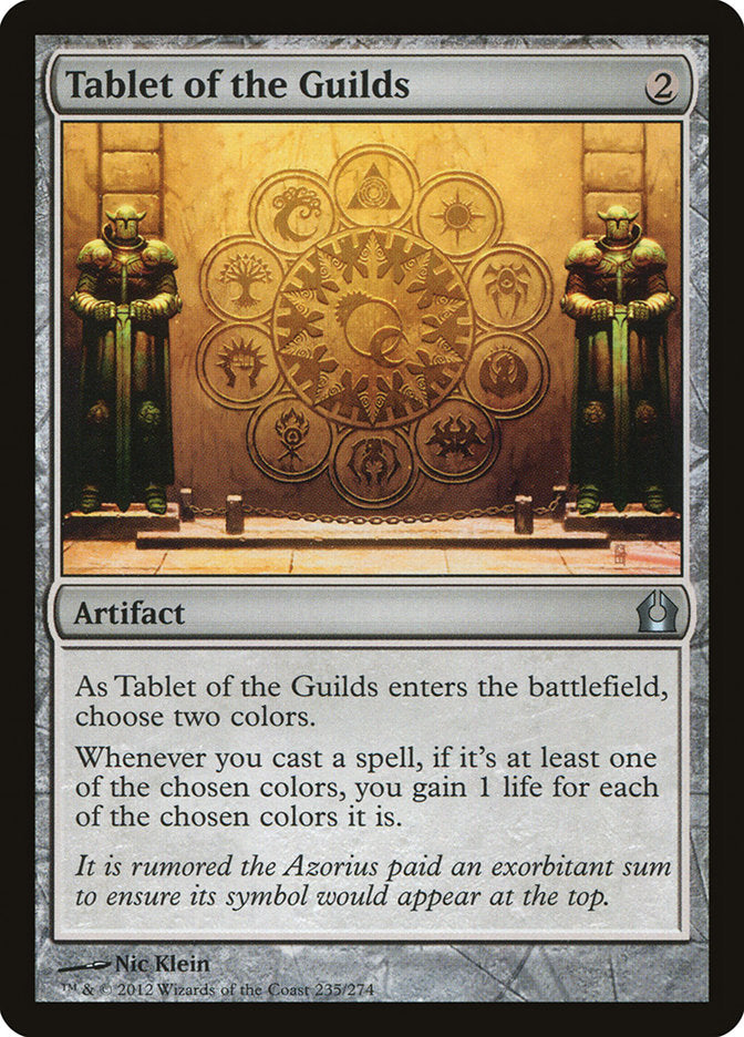 Tablet of the Guilds [Return to Ravnica] | Webway Games
