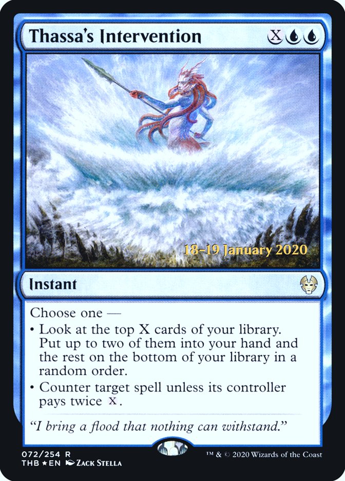 Thassa's Intervention [Theros Beyond Death Prerelease Promos] | Webway Games