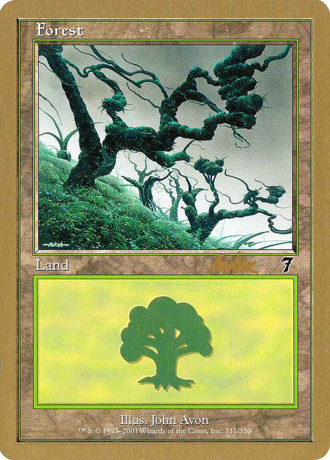 Forest (bk331) (Brian Kibler) [World Championship Decks 2002] | Webway Games