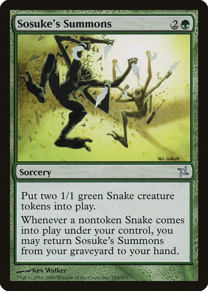 Sosuke's Summons [Betrayers of Kamigawa] | Webway Games