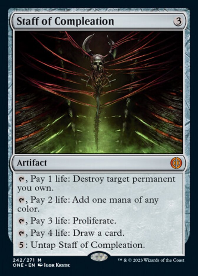 Staff of Compleation [Phyrexia: All Will Be One] | Webway Games
