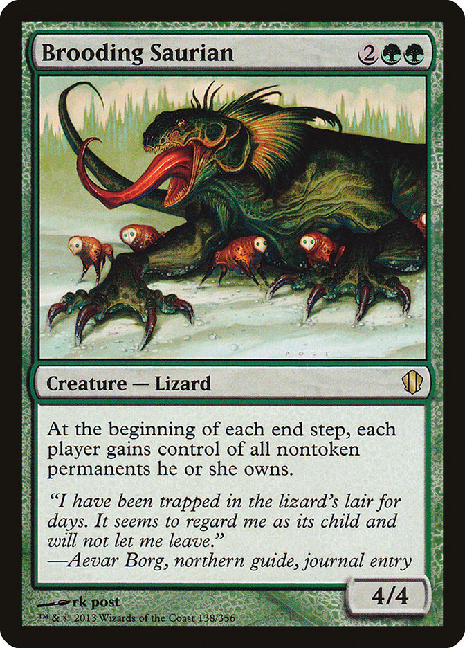 Brooding Saurian [Commander 2013] | Webway Games