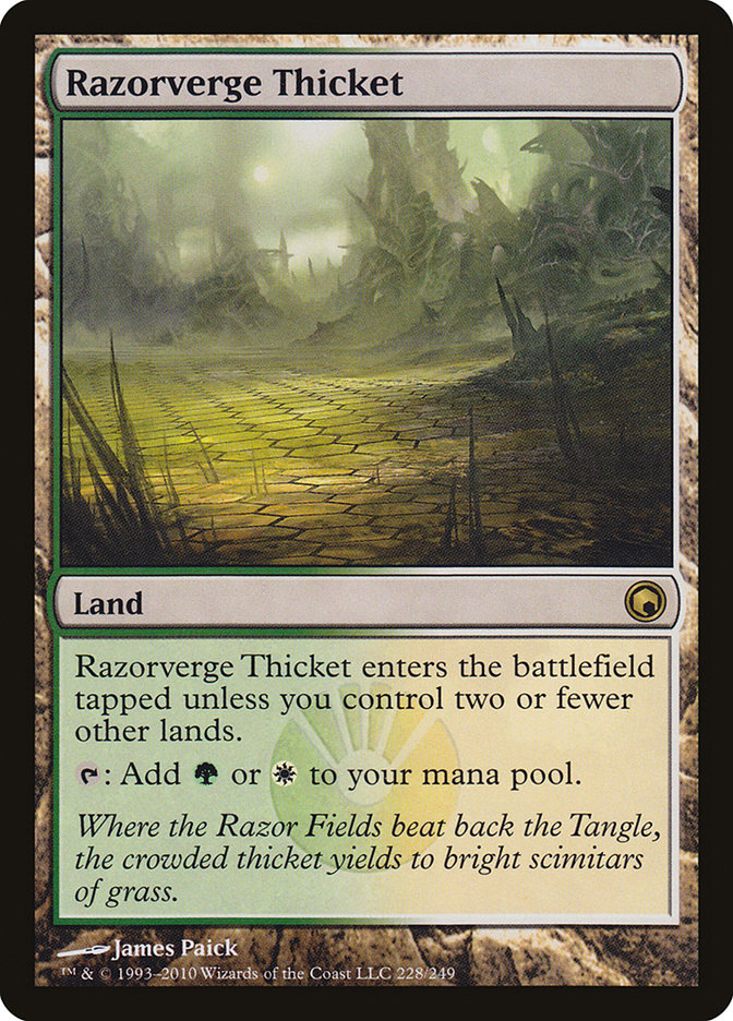 Razorverge Thicket [Scars of Mirrodin] | Webway Games