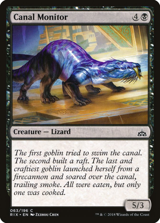 Canal Monitor [Rivals of Ixalan] | Webway Games