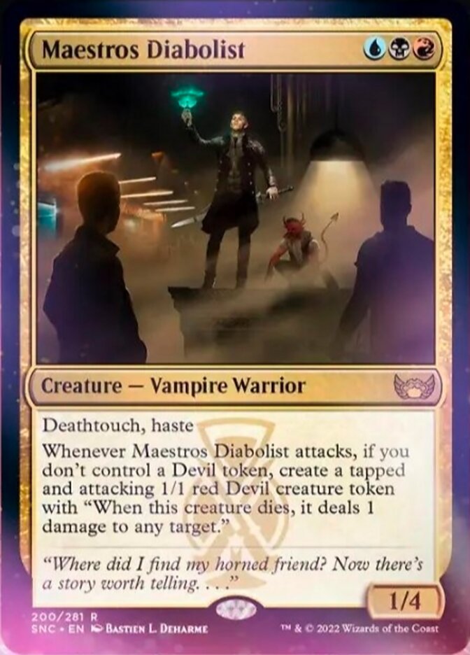 Maestros Diabolist [Streets of New Capenna] | Webway Games