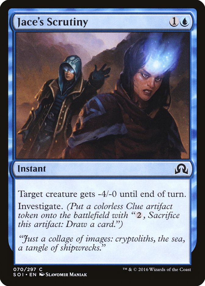 Jace's Scrutiny [Shadows over Innistrad] | Webway Games