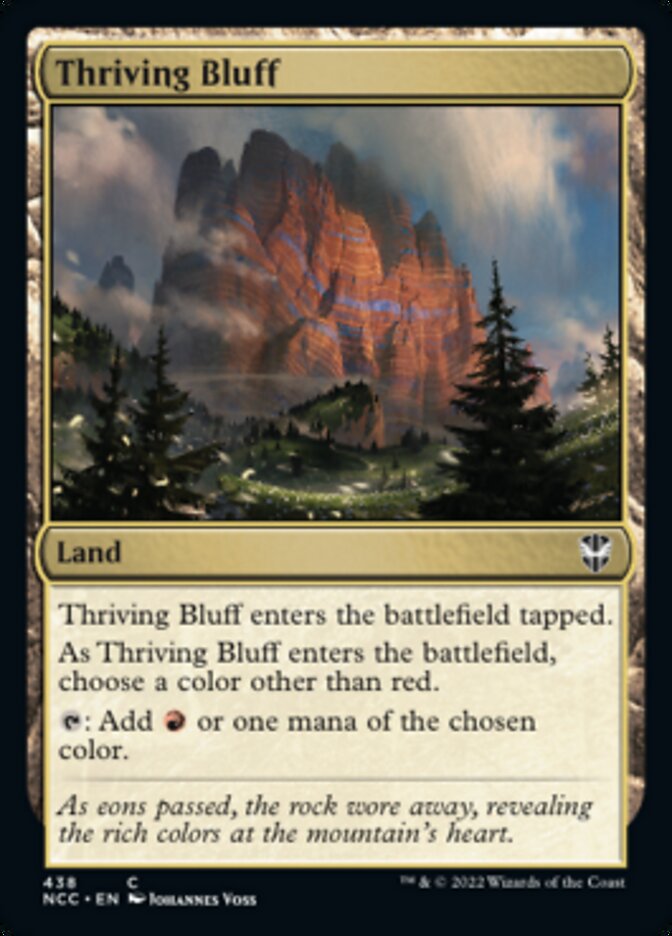 Thriving Bluff [Streets of New Capenna Commander] | Webway Games