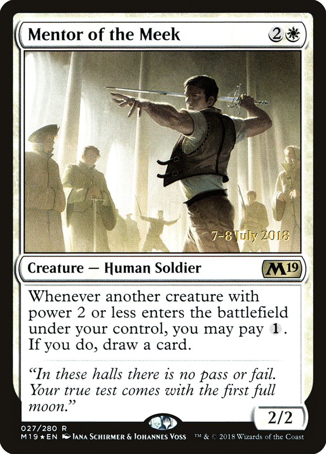 Mentor of the Meek  (Prerelease) [Core Set 2019 Prerelease Promos] | Webway Games