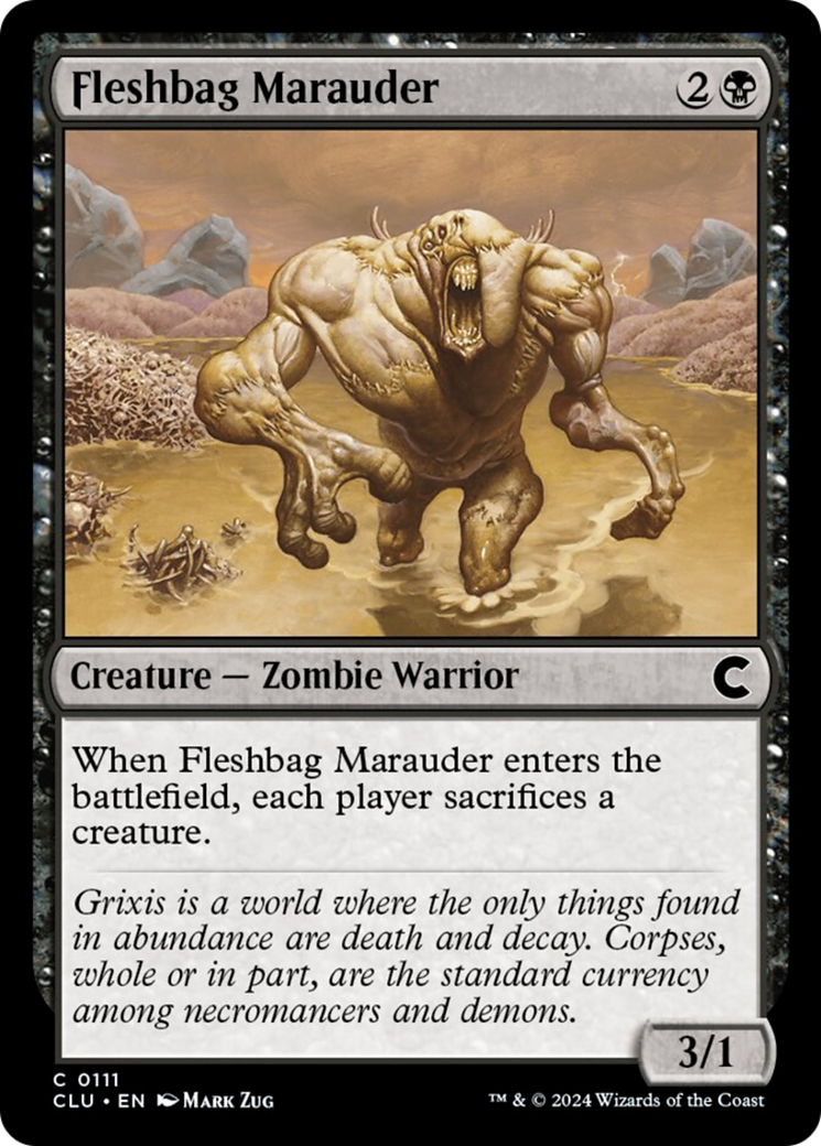 Fleshbag Marauder [Ravnica: Clue Edition] | Webway Games