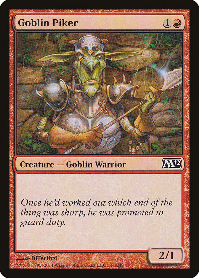 Goblin Piker [Magic 2012] | Webway Games