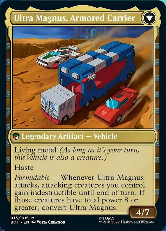 Ultra Magnus, Tactician // Ultra Magnus, Armored Carrier [Universes Beyond: Transformers] | Webway Games