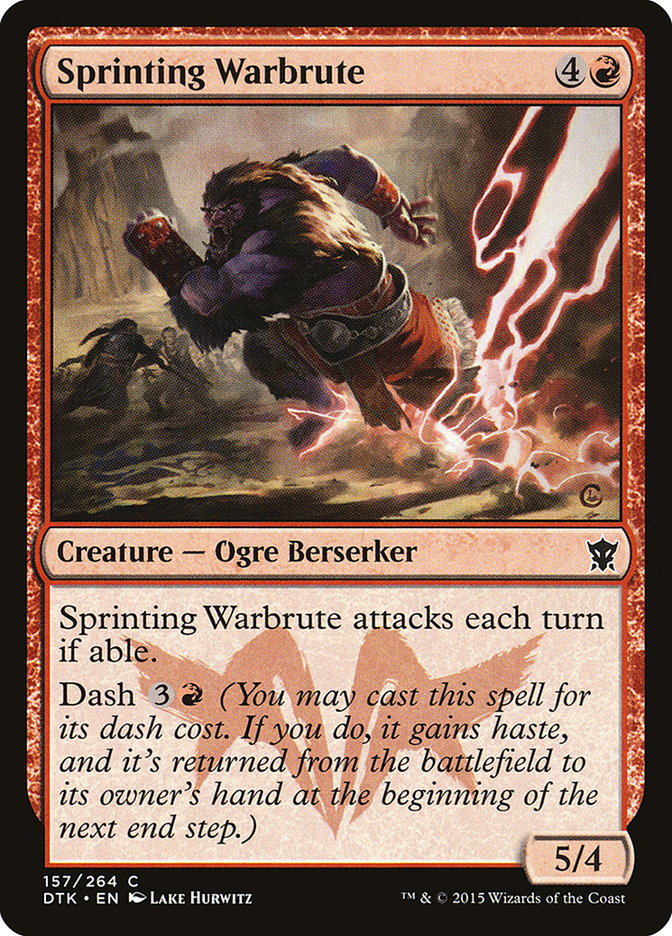 Sprinting Warbrute [Dragons of Tarkir] | Webway Games