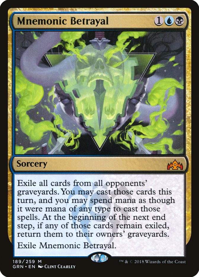Mnemonic Betrayal [Guilds of Ravnica] | Webway Games