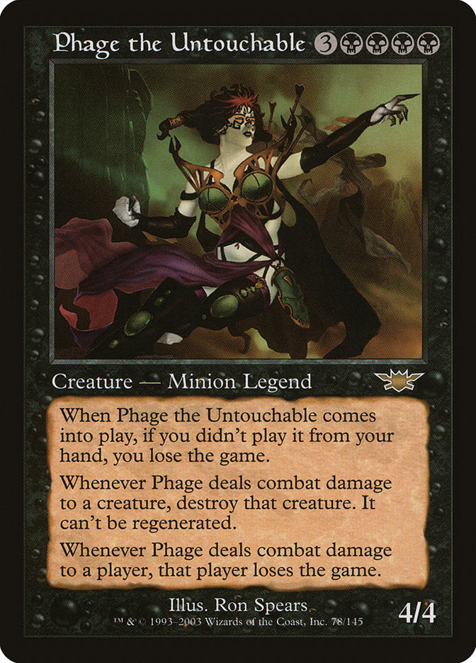 Phage the Untouchable [Legions] | Webway Games