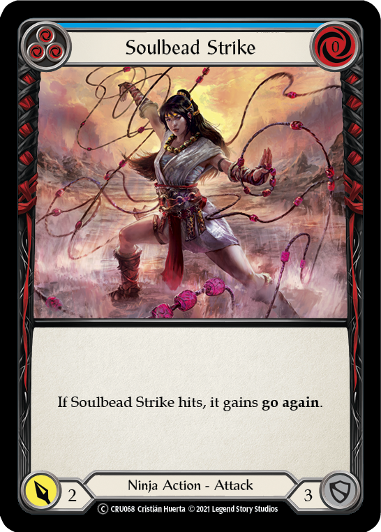 Soulbead Strike (Blue) [CRU068] Unlimited Normal | Webway Games