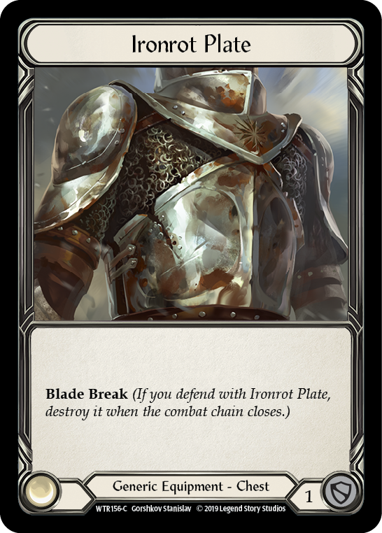 Ironrot Plate [WTR156-C] Alpha Print Normal | Webway Games