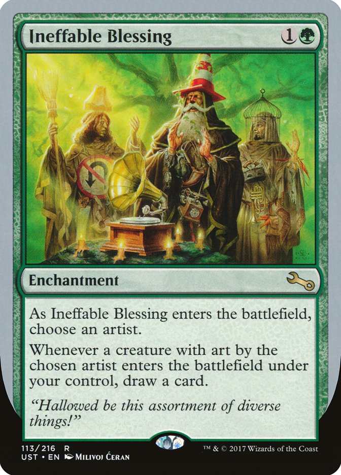 Ineffable Blessing ("choose an artist") [Unstable] | Webway Games