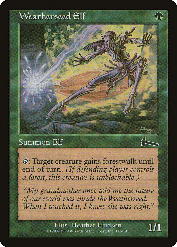 Weatherseed Elf [Urza's Legacy] | Webway Games