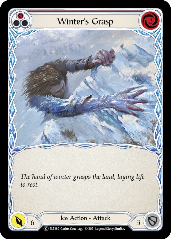 Winter's Grasp (Red) [U-ELE160] Unlimited Normal | Webway Games
