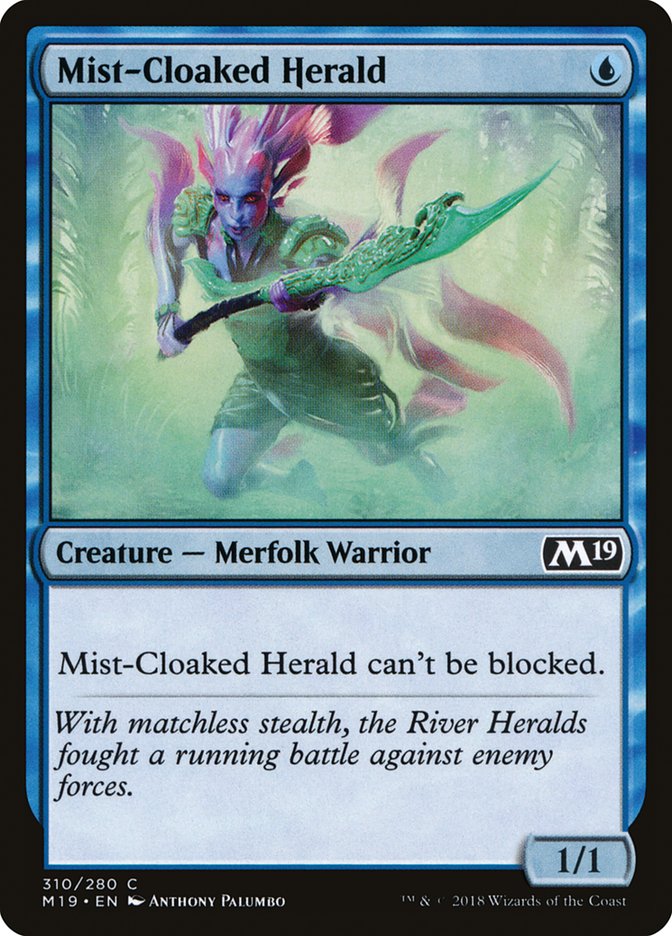 Mist-Cloaked Herald [Core Set 2019] | Webway Games