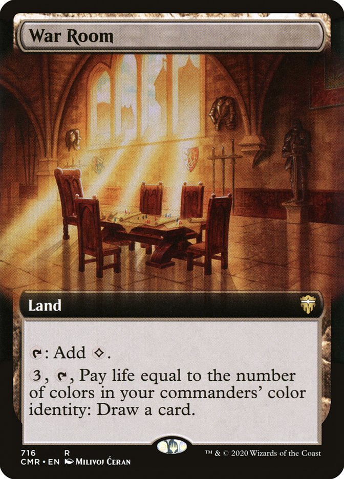 War Room (Extended Art) [Commander Legends] | Webway Games