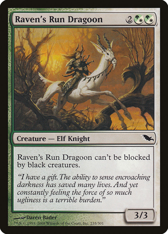 Raven's Run Dragoon [Shadowmoor] | Webway Games
