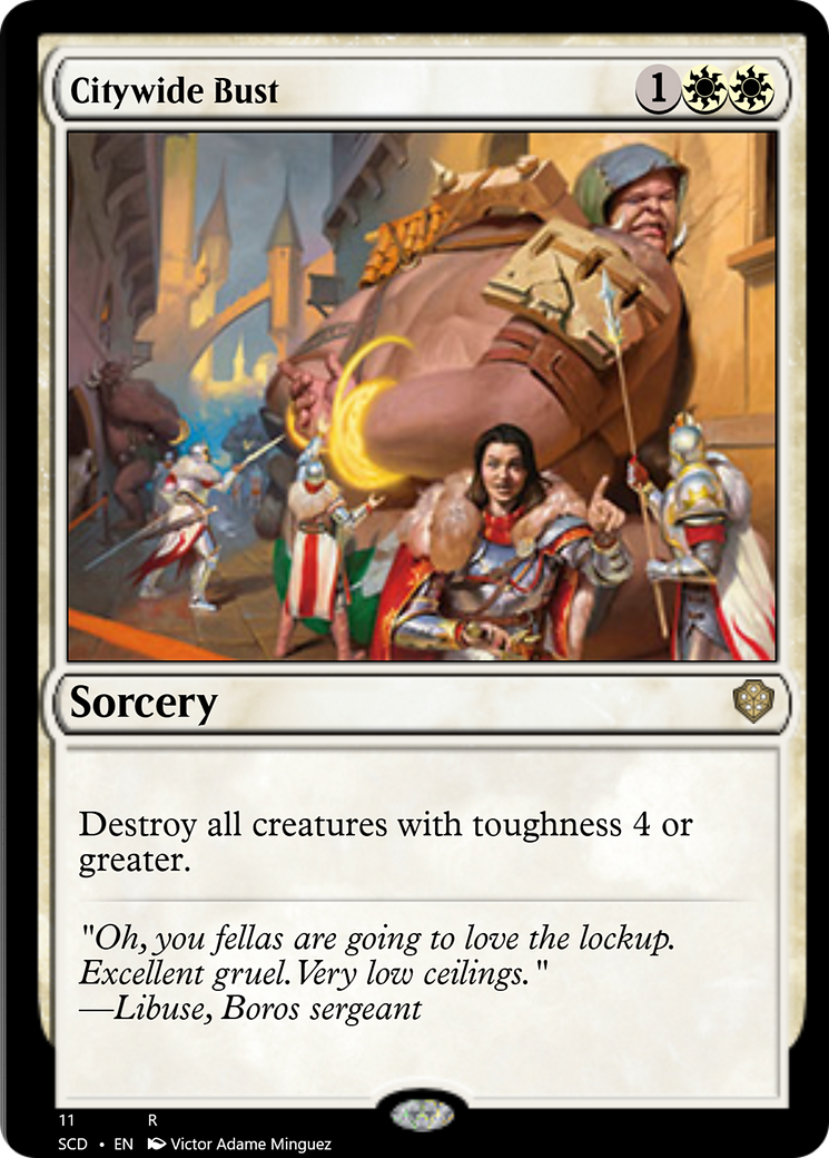 Citywide Bust [Starter Commander Decks] | Webway Games