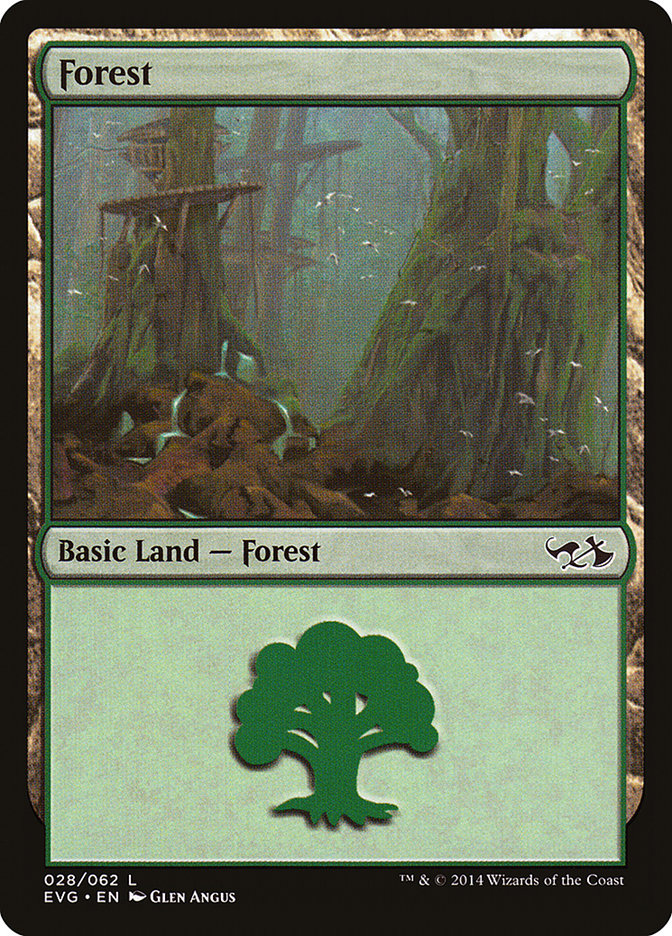Forest (28) (Elves vs. Goblins) [Duel Decks Anthology] | Webway Games