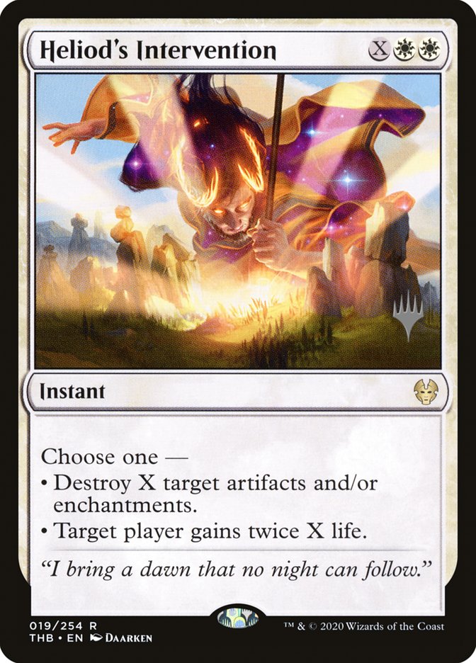 Heliod's Intervention (Promo Pack) [Theros Beyond Death Promos] | Webway Games