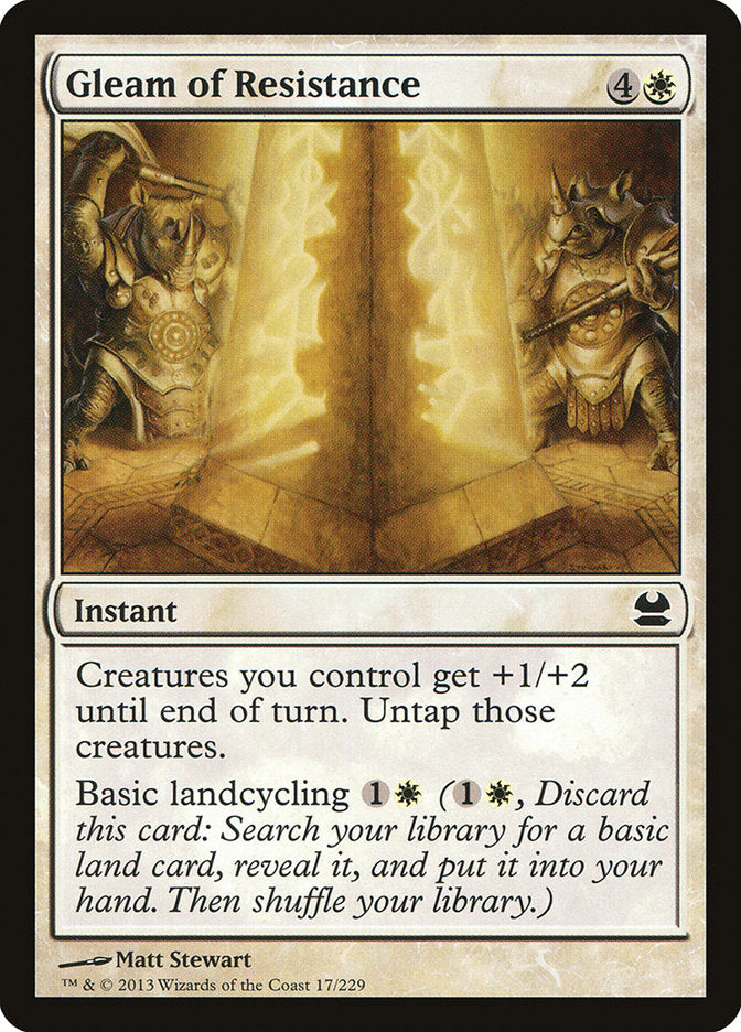 Gleam of Resistance [Modern Masters] | Webway Games