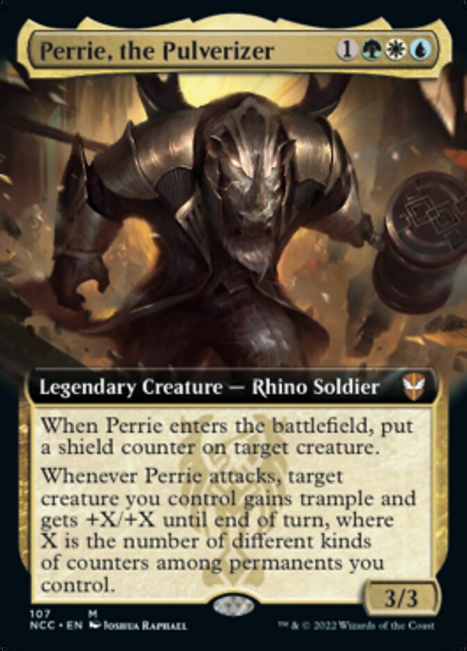 Perrie, the Pulverizer (Extended Art) [Streets of New Capenna Commander] | Webway Games