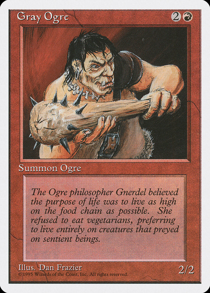 Gray Ogre [Fourth Edition] | Webway Games