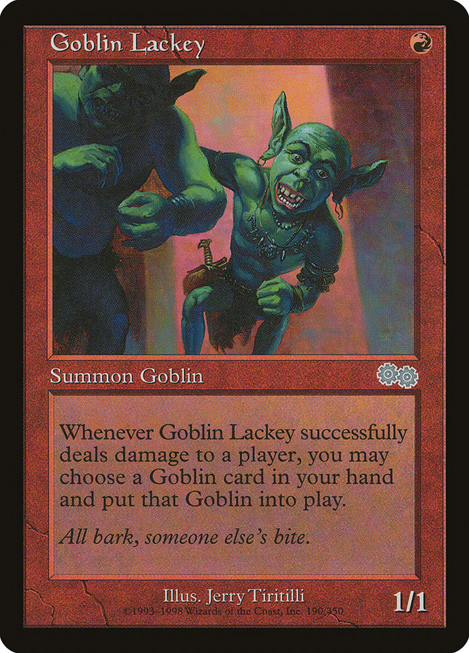 Goblin Lackey [Urza's Saga] | Webway Games