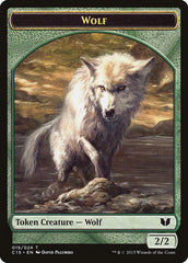 Wolf // Zombie Double-Sided Token [Commander 2015 Tokens] | Webway Games