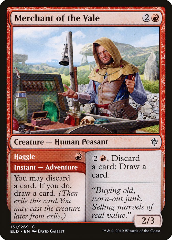Merchant of the Vale // Haggle [Throne of Eldraine] | Webway Games