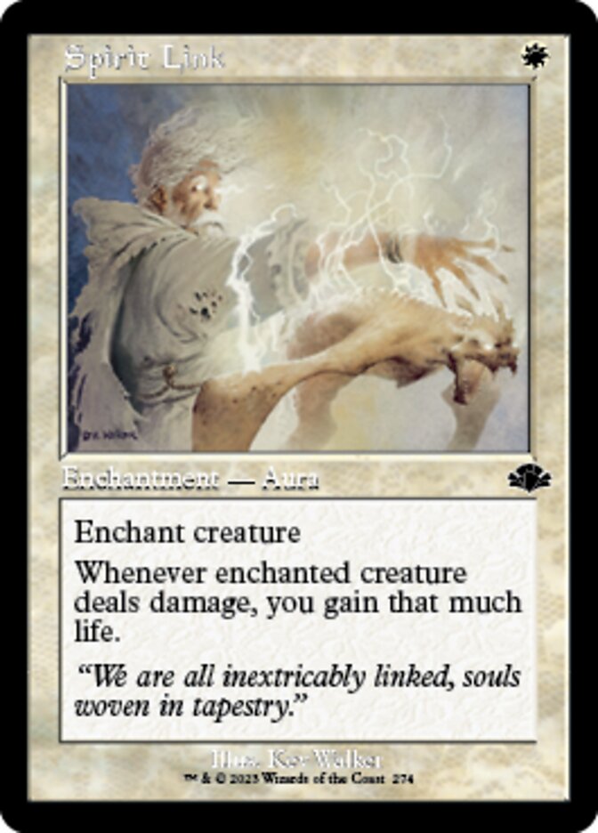 Spirit Link (Retro) [Dominaria Remastered] | Webway Games