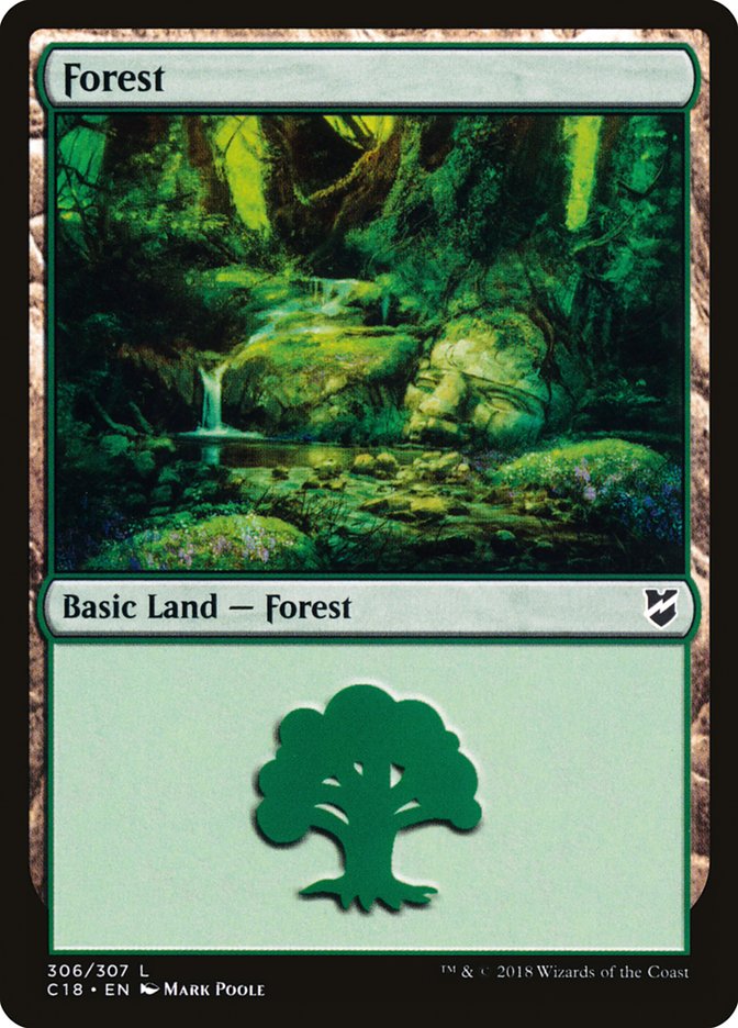Forest (#306) [Commander 2018] | Webway Games