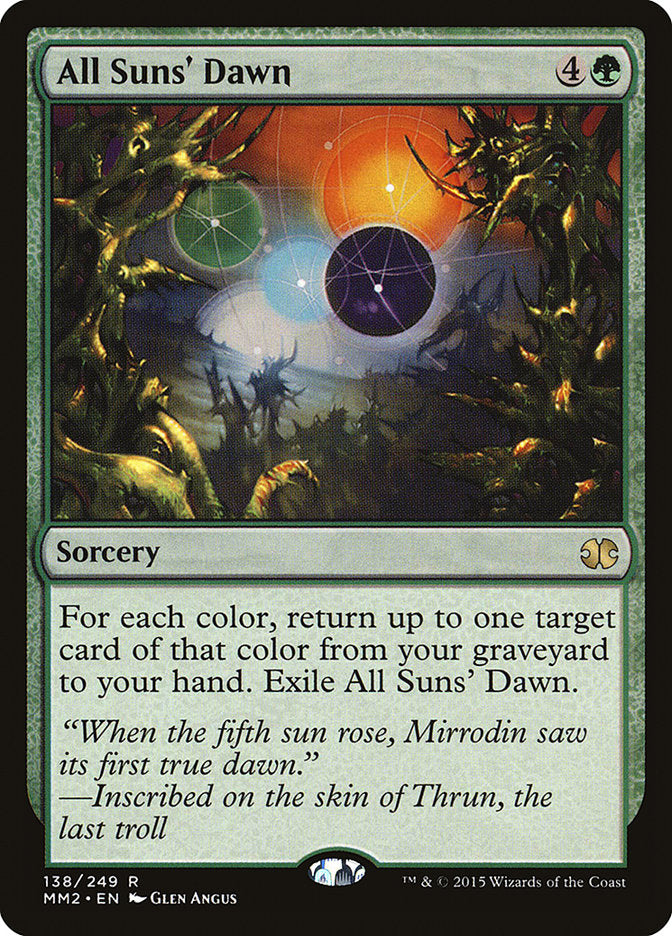 All Suns' Dawn [Modern Masters 2015] | Webway Games