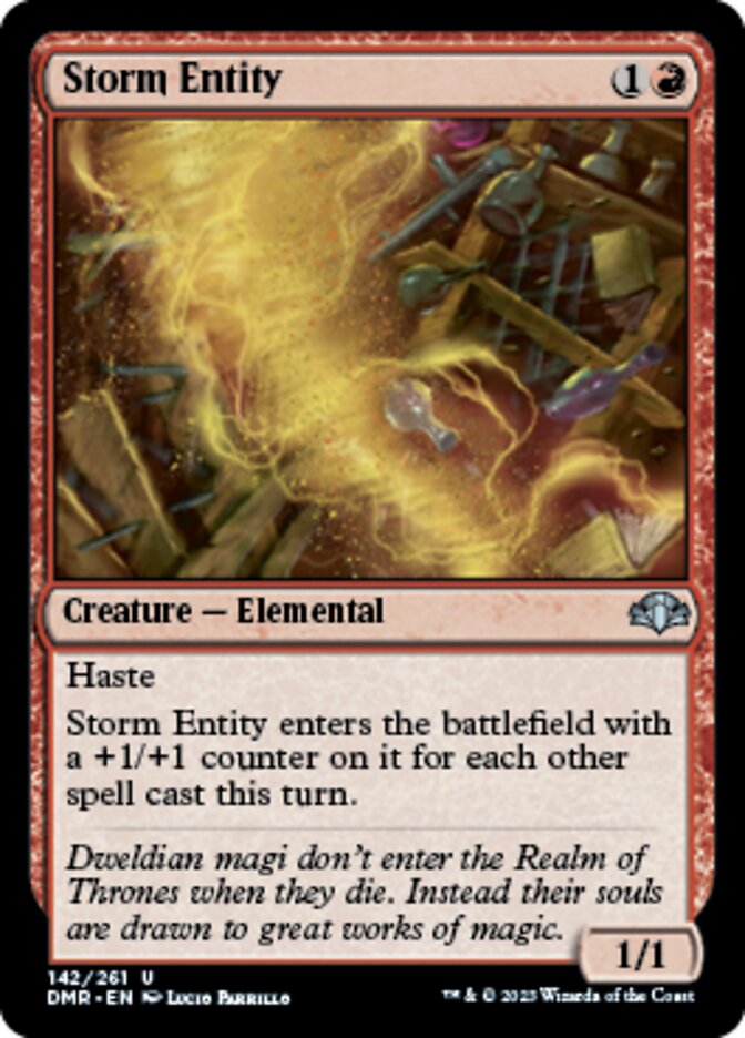 Storm Entity [Dominaria Remastered] | Webway Games