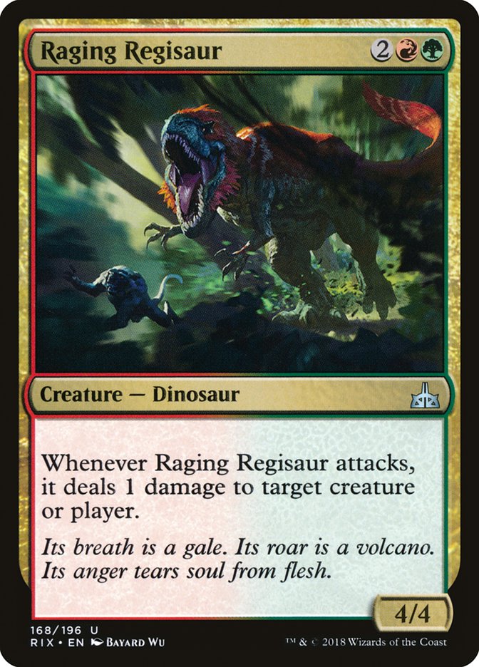 Raging Regisaur [Rivals of Ixalan] | Webway Games