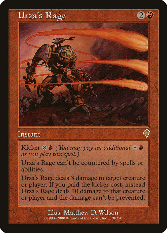 Urza's Rage [Invasion] | Webway Games