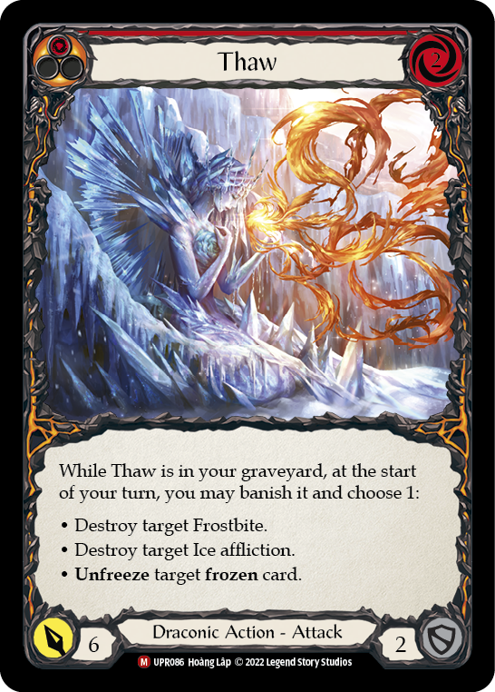 Thaw [UPR086] (Uprising)  Rainbow Foil | Webway Games