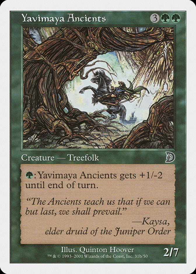 Yavimaya Ancients  (Horse Art) [Deckmasters] | Webway Games
