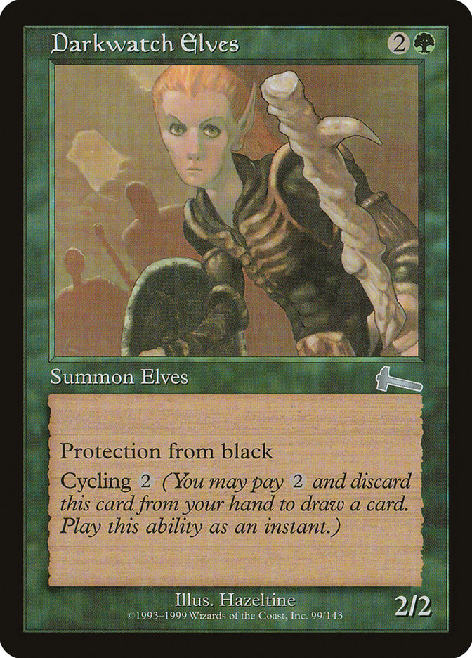 Darkwatch Elves [Urza's Legacy] | Webway Games