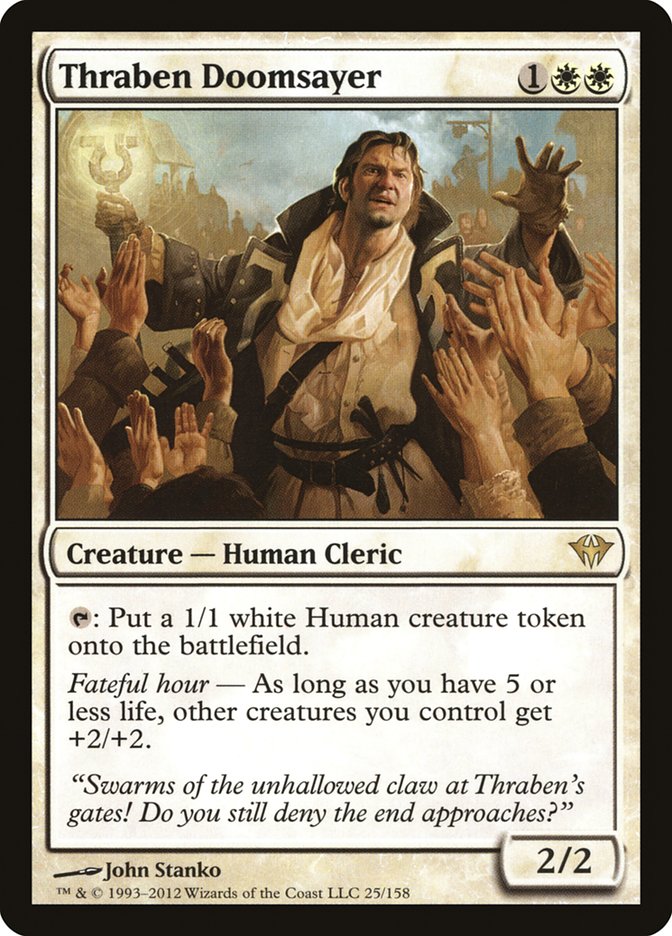 Thraben Doomsayer [Dark Ascension] | Webway Games
