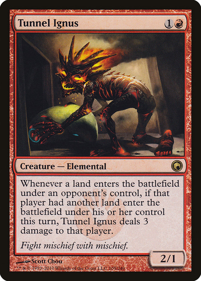 Tunnel Ignus [Scars of Mirrodin] | Webway Games