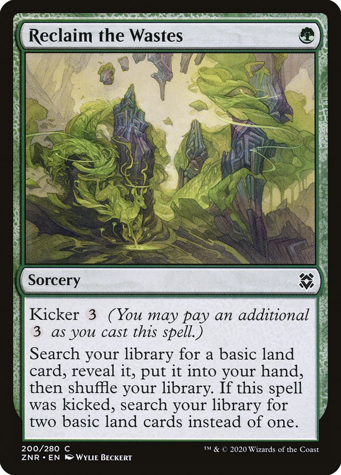 Reclaim the Wastes [Zendikar Rising] | Webway Games