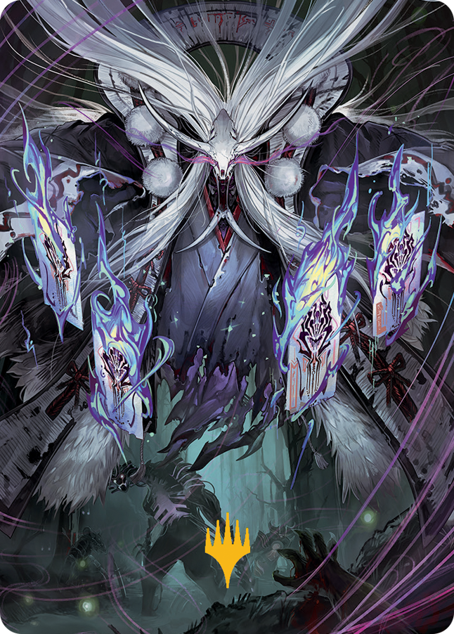 Horobi, Death's Wail Art Card (Gold-Stamped Signature) [March of the Machine Art Series] | Webway Games