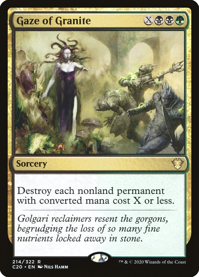 Gaze of Granite [Commander 2020] | Webway Games