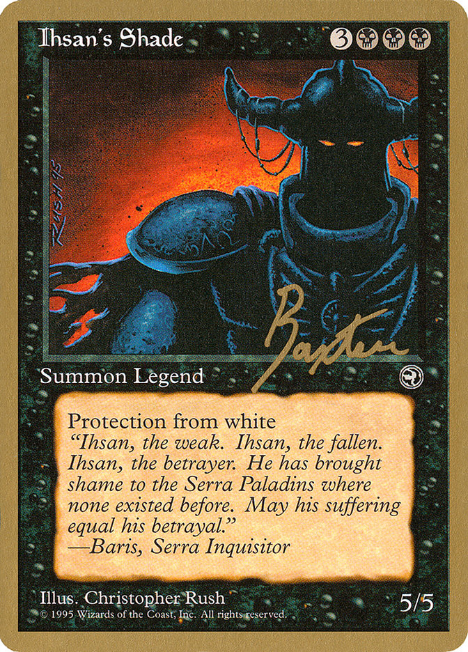 Ihsan's Shade (George Baxter) [Pro Tour Collector Set] | Webway Games